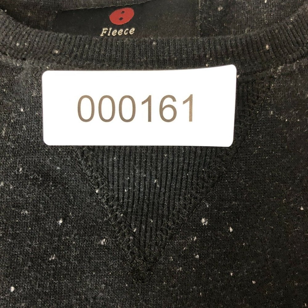 CottonOn Fleece Collection Womens Sweatshirt Black Large Gray Speckled Crew Neck - Picture 12 of 12